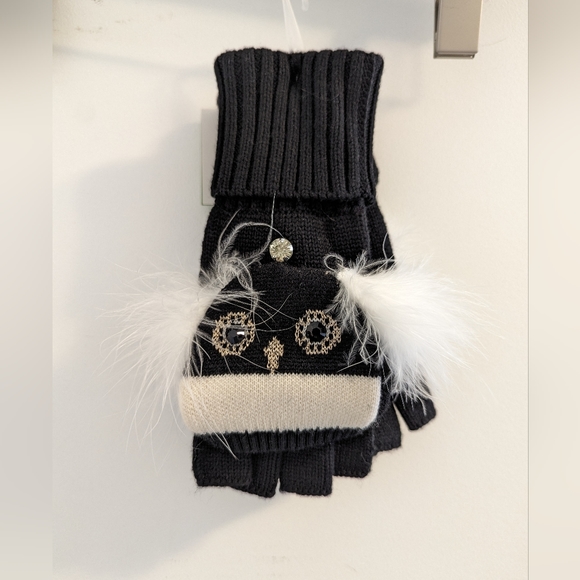 Kate Spade Penguin Pop Top Mittens - Picture 1 of 3